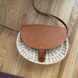 Soludos crossbody woven bag